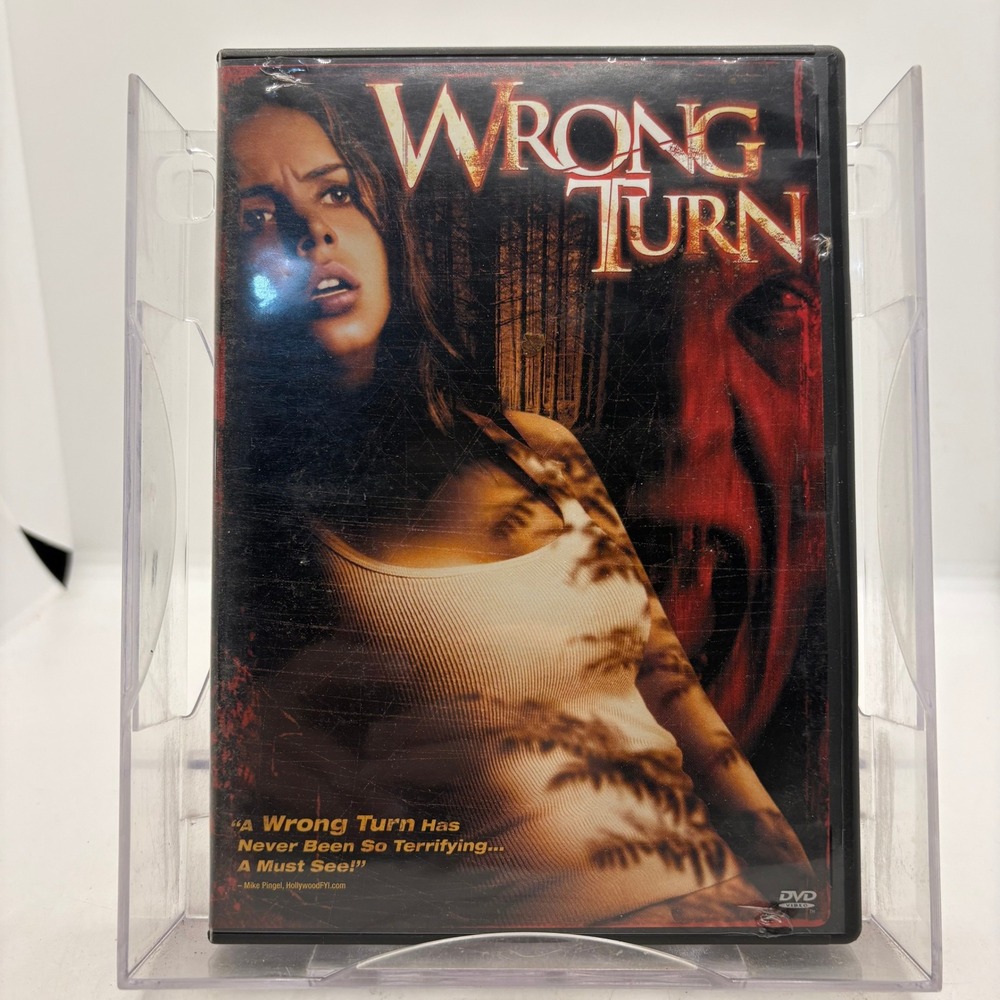 Wrong Turn DVD 2003 Eliza Dushku Horror Widescreen‎ Full Screen 20th Century